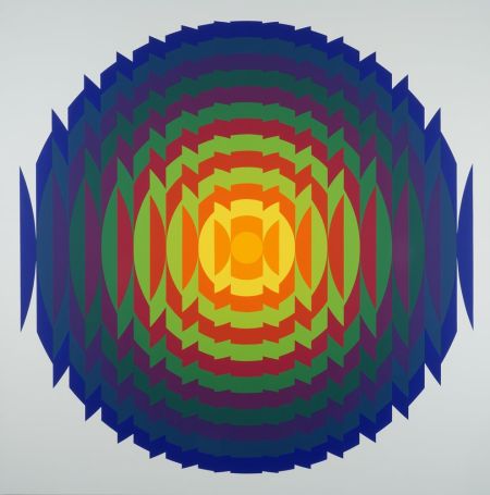 Julio Le Parc, Series 14 – 14 Permuted. 1970-2020. Lent by the Atelier Le Parc 2026