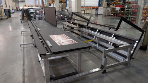 Manufacture of the modular display tables for the Bayeux Tapestry