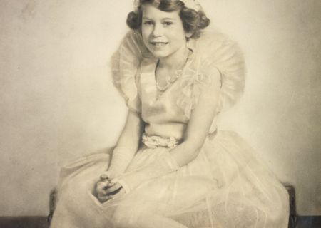 Queen Elizabeth II  when Princess Elizabeth of  York, Elliott & Fry, 1934.