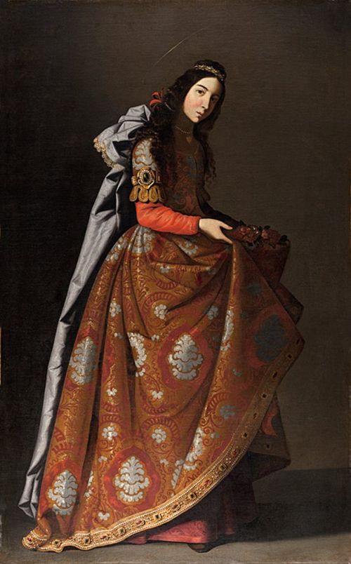 Francisco de Zurbarán, Saint Casilda, about 1635.