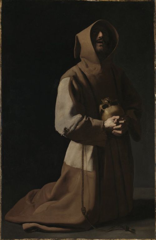 Francisco de Zurbarán, Saint Francis in Meditation, 1635-9