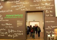 Visitors on a private tour exploring the galleries at Tate Modern London