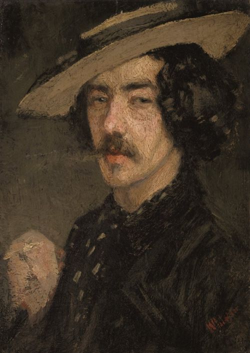 James McNeill Whistler, Whistler Smoking, 1856-60. Private Collection
