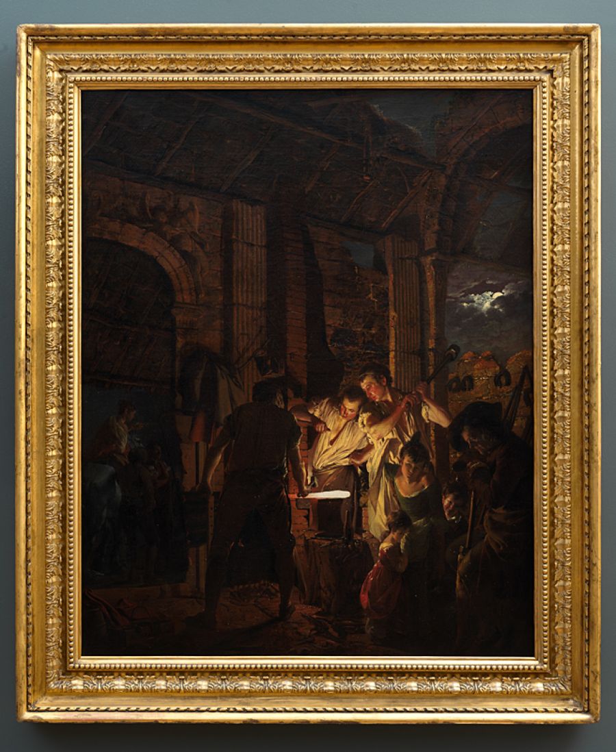 Joseph Wright of Derby: The Blacksmiths Shop, 1771